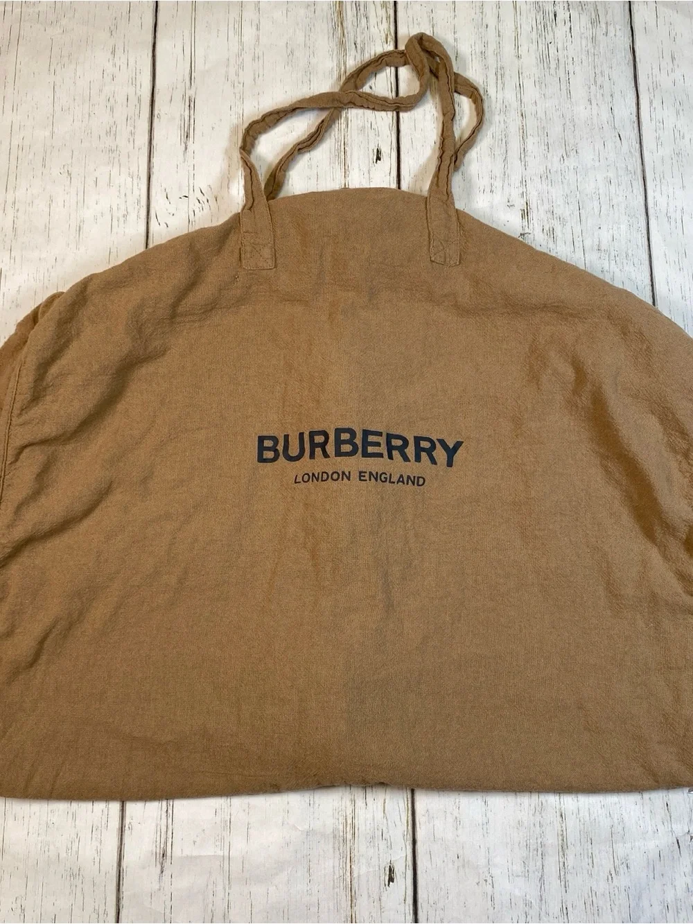 Burberry London England Cloth Foldable Garment Bag